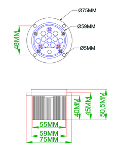 防水LEDモジュール10WLEDフルカラーモジュール芝生照明用SMD LEDモジュール - Product Image 5