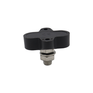 母线M10配电块3/8 ”正单电源接线柱绝缘接线柱重型48V，黑色 - Product Image 3