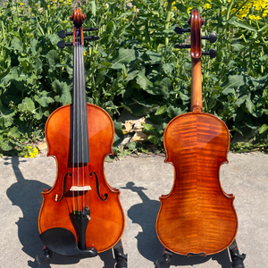 Sinomusik profesyonel avrupa malzeme keman kazanan Master Guan Shang Chi atölye teslim yağ boyalı dize enstrüman - Product Image 1