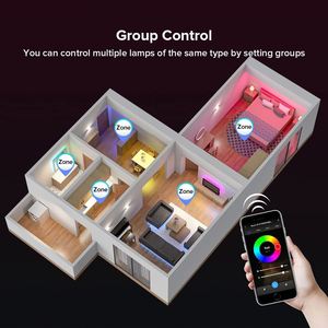 PE-S30ZCA Tuya, Wi-Fi, активируемый звуком, светодиодный контроллер света RGB RGBW RGBCCT, светодиодный драйвер 5 в 1, умный диммер - Product Image 3