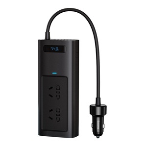 Baseus 150W汽车逆变器USB C型30W DC 12v至交流220V 110汽车电源适配器快速充电器 - Product Image 1