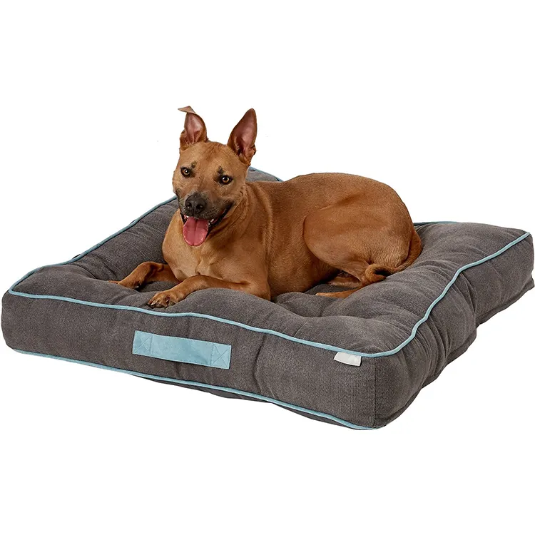 Almofada durável para cama de animais de estimação, tapete de viagem para cães, travesseiro portátil, à prova d'água, lavável, luxuosa, ideal para cães, venda imperdível