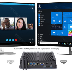 ליבה <span class=keywords><strong>i5</strong></span> 8250u & i7 8550u & i7 8550u fanless תעשייתי מיני PC barebone משובצת מחשב עם rs232 במלאי!