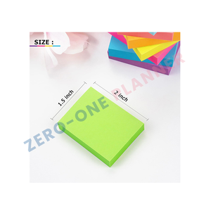 定制制造商亮多色纸1.5x 2英寸圣经便签记事本自粘便签套 - Product Image 2