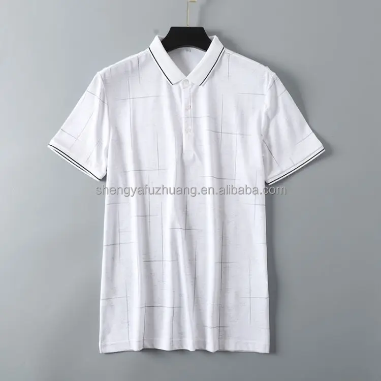 Wholesale New Design Men's Cotton Polo Shirt Summer Golf Shirt Sport Wear Men's Short Sleeve Polo Shirt Moisture Wicking