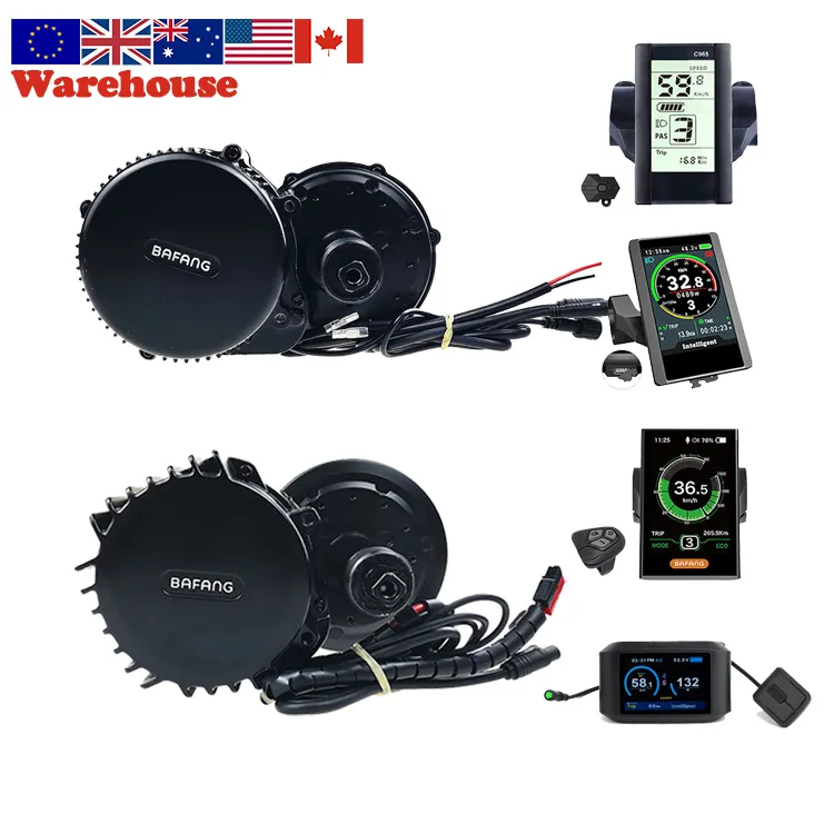 Bafang Bbshd BBS01B BBS02B Mid Drive Motor 250W -1000W Motor Kit Bafang Ebike Conversie Kit