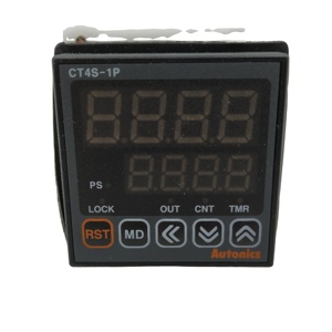 Autonics Counter 4-digit 7-segment <strong>LED</strong> Terminal Block POWER on START SIGNAL on START CT4S-1P4 - Product Image 1