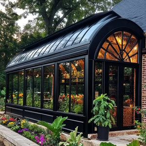 أحدث تصميم لمنزل الحديقة الزجاجي الجاهز للسطح غرفة شمسية مع غرف شمسية جاهزة الصنع - Product Image 4