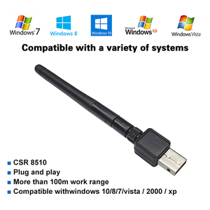 Compatibilità dell'adattatore Bluetooth PC Plug and Play Audio & dati USB2.0 PC con Windows 10/8/7,Vista 32bit/64bit,XP - Product Image 2