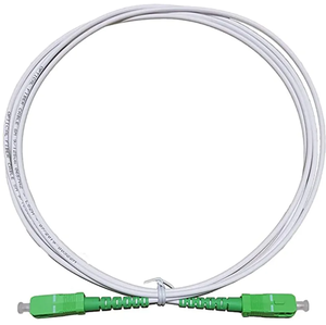 3M 3,0mm 9/125um G652D PVC LSZH Cable de conexión de fibra óptica SC Monomodo Simplex Pigtails para redes POE 4G GSM SDK GPRS TCP