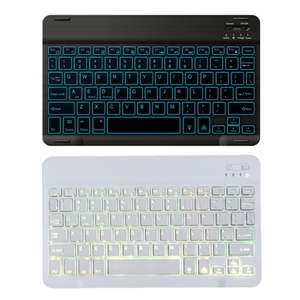 78 teclas Teclado inalámbrico retroiluminado colorido RGB de 10 pulgadas para teléfono móvil/tableta - Product Image 2