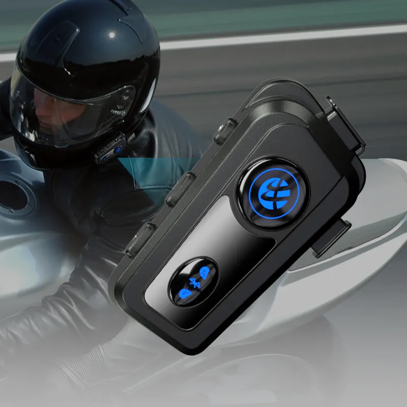 Hochwertige Schnelle Lieferung Helm Motorrad-Interkom-Kopfhörer kabellos Bluetooth Motorrad Bluetooth-Helm Headset-Intercom