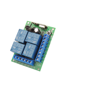 433Mhz DC 12V Universal <strong>Wireless</strong> RF Remote <strong>Control</strong> Switch 4CH <strong>Relay</strong> Radio Receiver Module Smart AC Remote Transmitters - Product Image 4