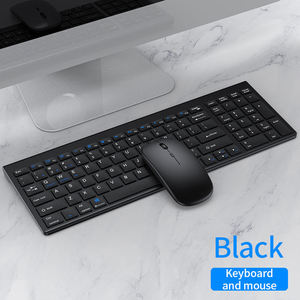 Directo de fábrica Slim 104 teclas ergonómico impermeable Bluetooth 5,0 recargable 2.4GZ teclado inalámbrico y ratón Combo Set Laptop