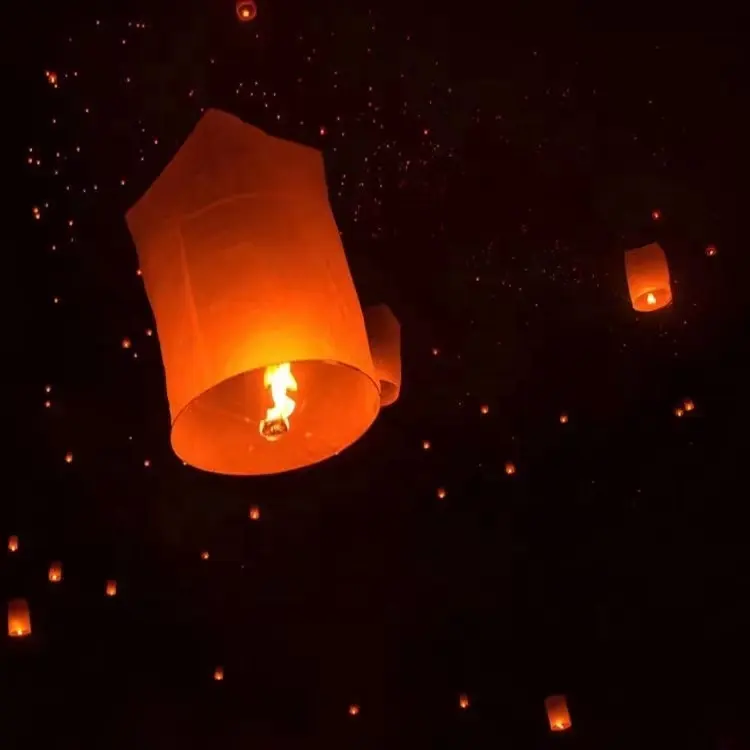 Benutzer definierte Fabrik Großhandel Papier laternen,, fliegende Luftballons Licht Halloween Lichter chinesische Papier laterne