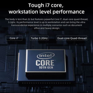 2020 New CHUWI CoreBox X Mini PC Gaming PC 4K Intel Core i7 8GB RAM 256GB ROM 2L OS Windows 10 / Linux 2.4G/5G Computers PC - Product Image 3