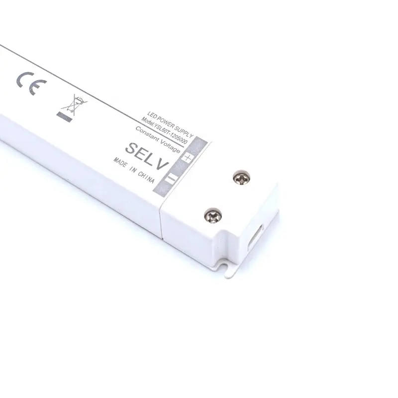 Yingjiao 우수한 울트라 슬림 Led 드라이버 정 전압 60W 12V DC Led 네온 스트립 스위칭 전원 공급 장치 중국 공장