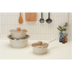 Cơ bản nồi gốm loạt pfoa-miễn phí gốm không dính đồ nấu nướng với chống xước và chịu nhiệt lớp phủ - Product Image 6