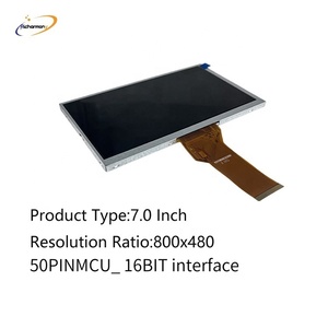 7-Zoll-Industrie-LCD-Module mit 800*480 Auflösung Touch Panel MCU 16BIT-Schnittstelle 50PIN 500cd/m2 Helligkeit TFT-Typ - Product Image 6