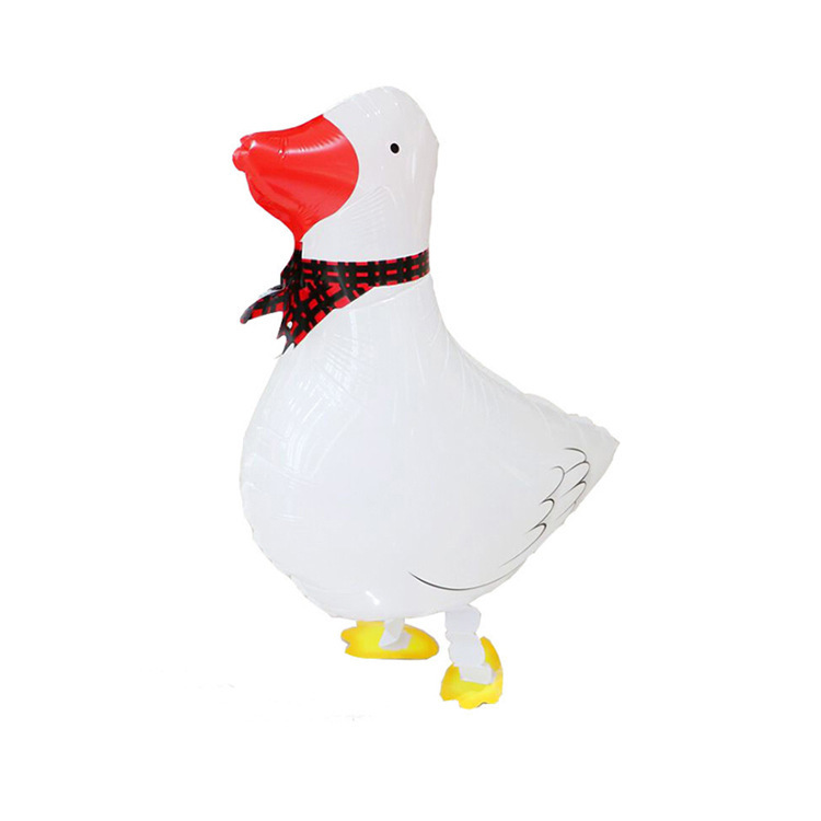 Walking duck white,
