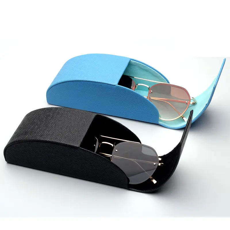 패션 디자이너 사각형 하드 사용자 정의 로고 광장 금속 광학 안경 포장 안경 상자 선글라스 안경 케이스