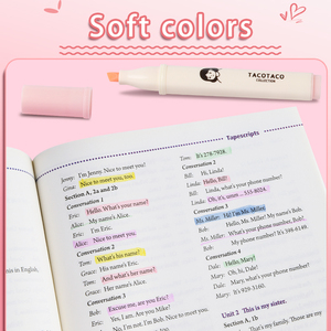 Marcadores fluorescentes de doble punta para estudiantes, marcadores de color para dibujar, resaltar y tomar notas - Product Image 5