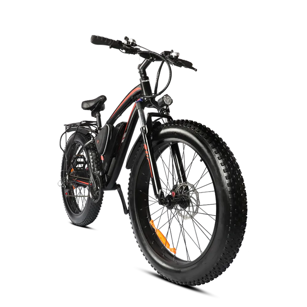 MIDONKEY GaiH Ebike longue portée 750W moteur de moyeu sans balais 26*4 gros pneu VTT électrique