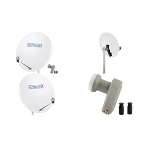 Alıcı sayısı olmayan Schwaiger SPI9960SET2 SAT sistemi: 2 80cm (940910025003) - Product Image 1