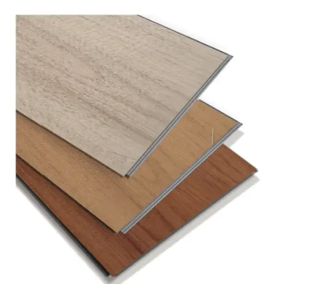 Nieuwe Ontwerp Solid Core Uv Uitgeharde Coating Plastic 6Mm Hout Textuur Waterdicht Klik Vinyl Plank Spc Vloeren