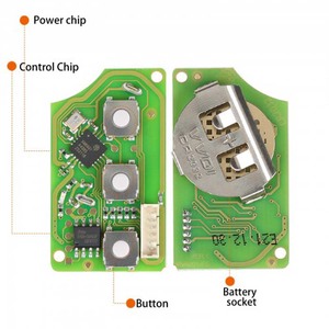 Arayüz XKB510EN VW B5 tipi 3 düğmeler için evrensel tel uzaktan anahtar VVDI anahtar aracı VVDI2 İngilizce sürüm araba anahtarı araçları - Product Image 2