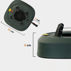 Sao-Sharped trang trí homebase Cây giáng sinh đứng phổ biến nhựa cây nhân tạo xoay mạnh Xmas cây đứng - Product Image 6