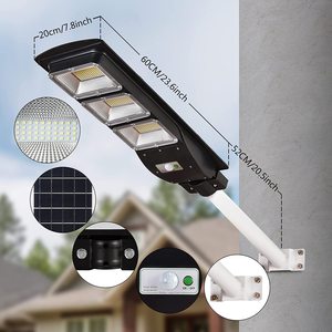LED güneş ışıkları açık hareket sensörü güneş otopark lamba otomatik Dusk şafak aydınlatma uzaktan hepsi bir güneş sokak ışık