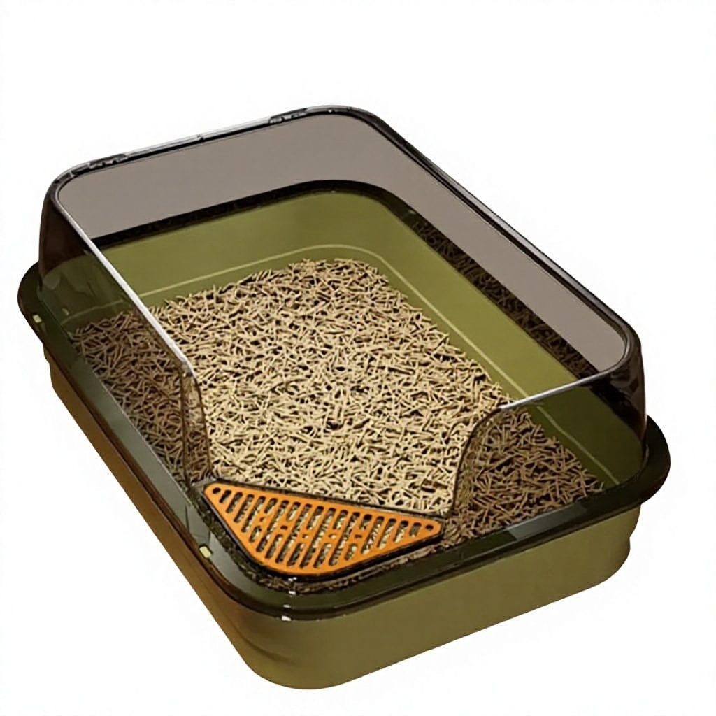 Caja cuadrada verde menta-extra grande de 35 jin