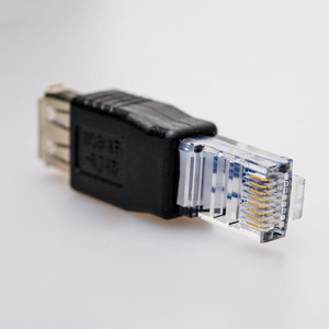 用于ADSL调制解调器USB端口路由器的RJ45公适配器至USB母连接器RJ45转换器适配器 - Product Image 4