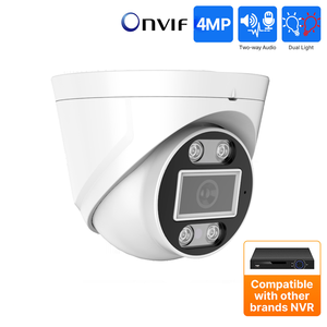 AI cctv安全摄像机智能双光技术圆顶网络摄像机POE全彩夜视 - Product Image 2