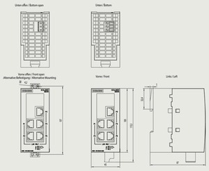 Nuevo controlador lógico programable PLC original 6GK5005-0BA00-1AB2 módulo electrónico módulo PLC Unidad de salida/entrada en stock - Product Image 3