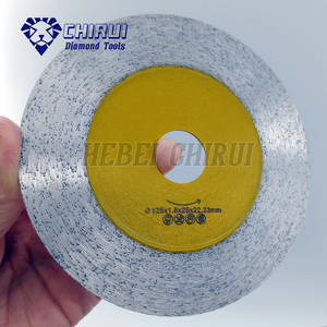 เครื่องบดแผ่นดิสก์แผ่นตัดเซรามิก4 1/2ใน5ใบเลื่อยเพชรเผาสำหรับตัดหินอ่อน - Product Image 4