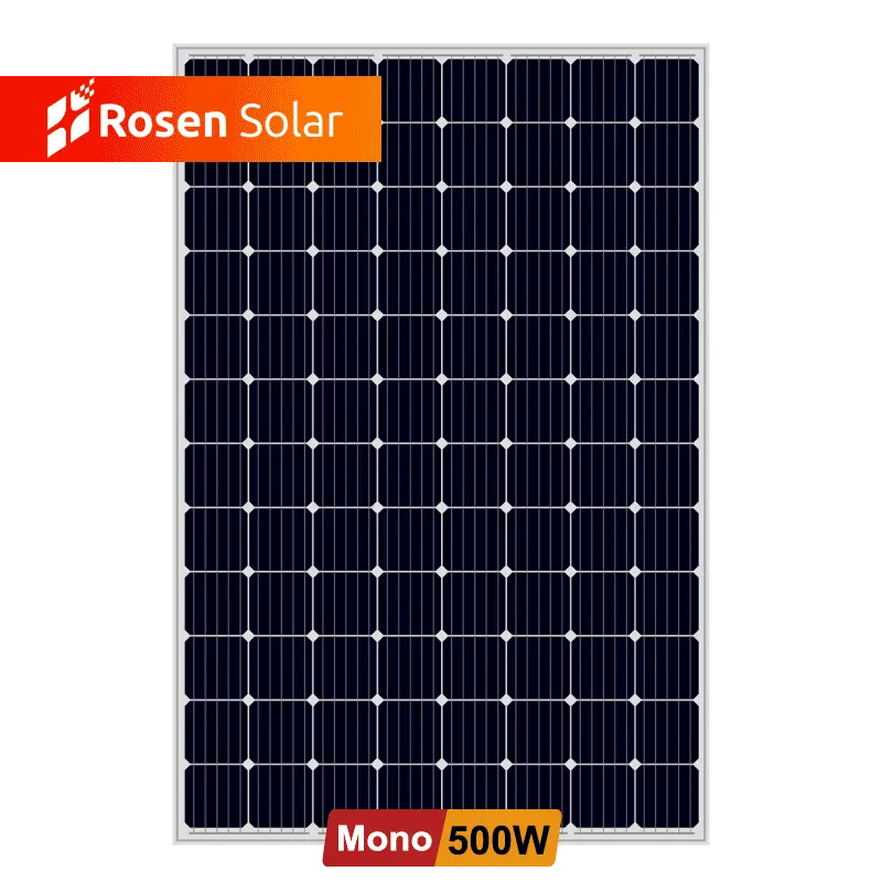 Panneau photovoltaïque solaire 500w, 490Wp 500wp, en or, livraison gratuite, chine