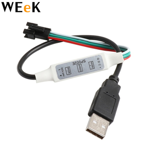 USB DC 5 в 12 В 24 В SP002E 3-кнопочный мини контроллер Пиксельная диммер для 3PIN WS2812B WS2811 пикселей Светодиодная лента цвета мечты модуль освещения - Product Image 1