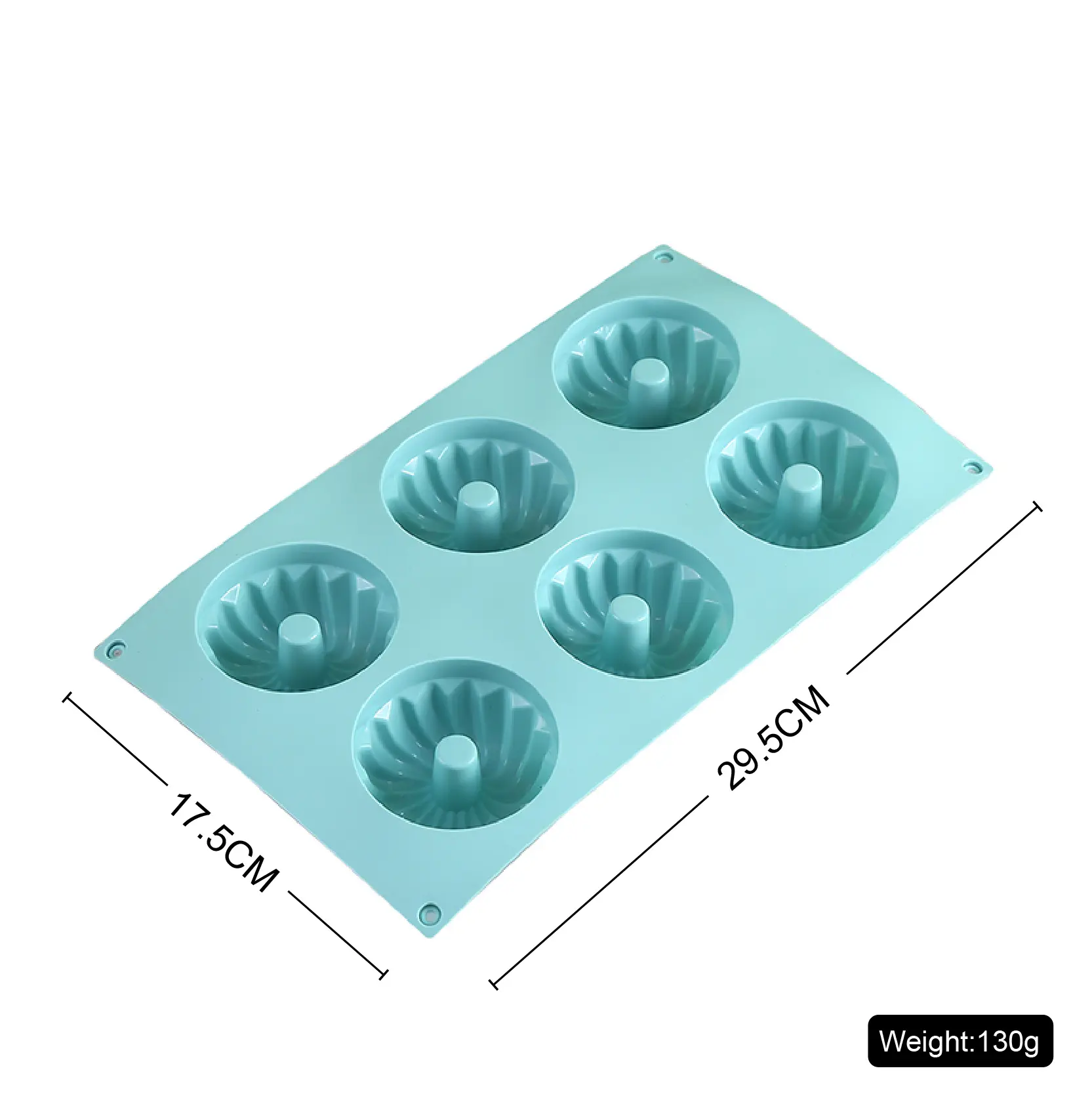 In Voorraad 6 Holte Siliconen Donut Bakvorm Cake Versieren Tools Cake Koekjes Molde De Siliconen Macaron Kleur Bakvorm