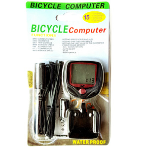 防水オートバイクコンピューターライトモードタッチワイヤード自転車コンピューターサイクリングスピードメーター、LCDバックライト付き - Product Image 2