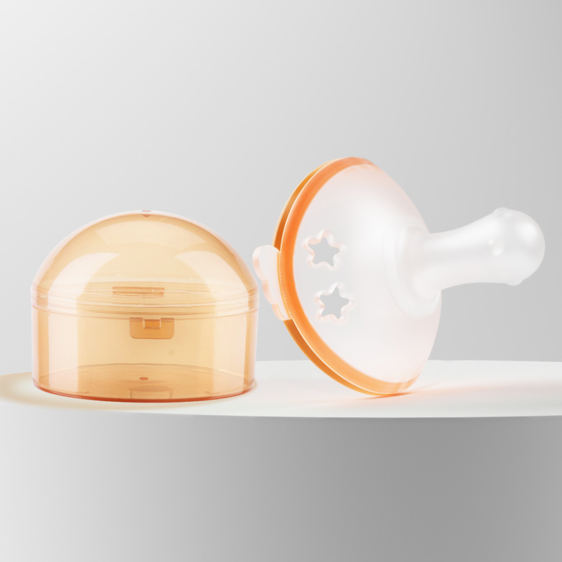 Angel style-thumb pacifier-orange storage box