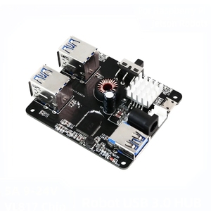 <strong>Raspberry</strong> <strong>Pi</strong> Robot <strong>USB</strong> 3.0 Expansion Board Robot 5Gbps <strong>USB</strong> HUB Up to 5A Current <strong>Power</strong> for <strong>Raspberry</strong> <strong>Pi</strong> - Product Image 1