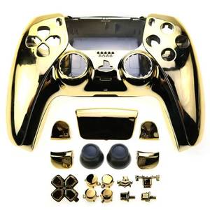 Set completo custodia cromata custodia custodia per PS5 Controller di ricambio Mod Kit per PS5 Controller Cover Case - Product Image 3
