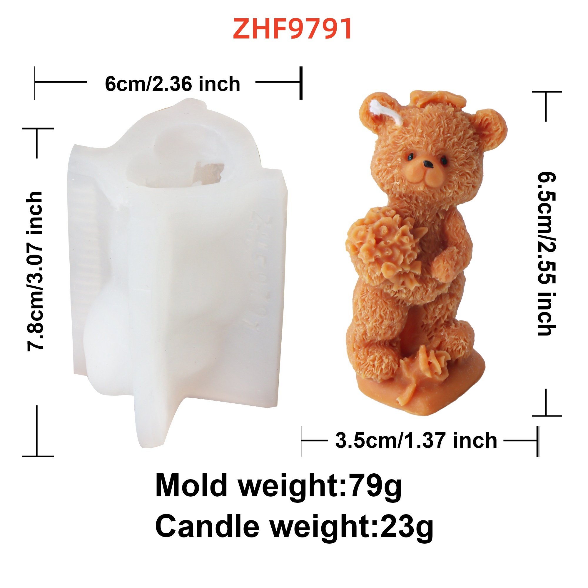 Bear Resin Mold