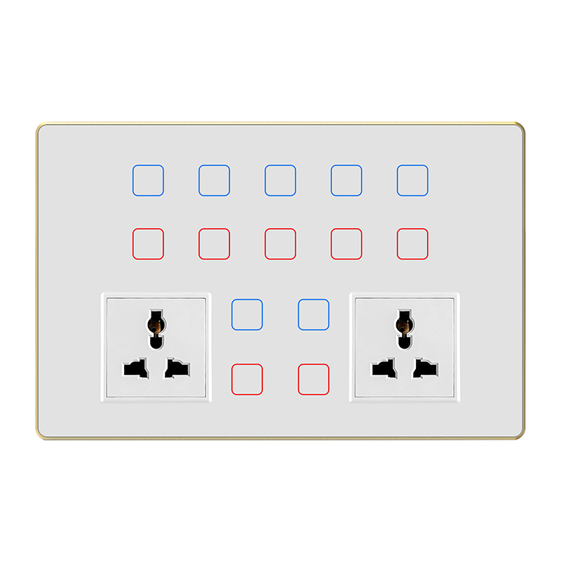 12M 14gang Light/2 Socket switch