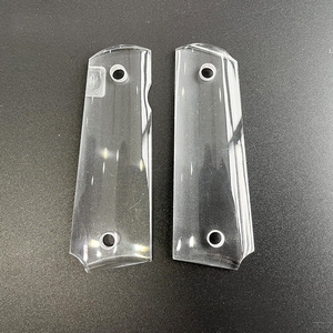 Altın at ile 1:1 Colt 1911 için özel şeffaf şeffaf reçine sapları - Product Image 3