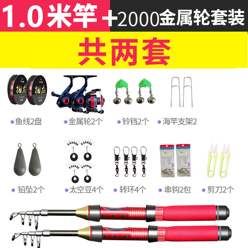 Ensemble de roues métalliques Passion Red 1,0 m 2000 (2 ensembles) -- Dongxu