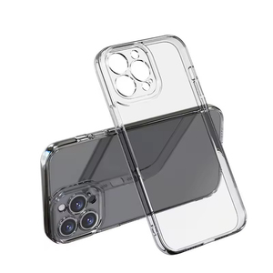 卸売低価格ソフトTPUクリア携帯電話バックカバーケース電話用15プロ最大保護透明ケースカバー - Product Image 1
