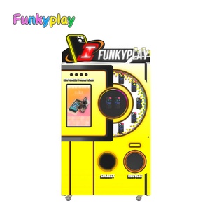 Funkyplay sân trượt băng trong nhà trường hợp điện thoại trong suốt Máy bán hàng tự động với thiết kế theo chủ đề băng vui nhộn và cạnh LED - Product Image 2